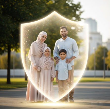 فريق شركة القبس للتأمين يعملون معًا